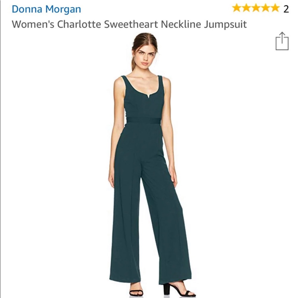 Donna Morgan Charlotte sweetheart neach jumpsuit